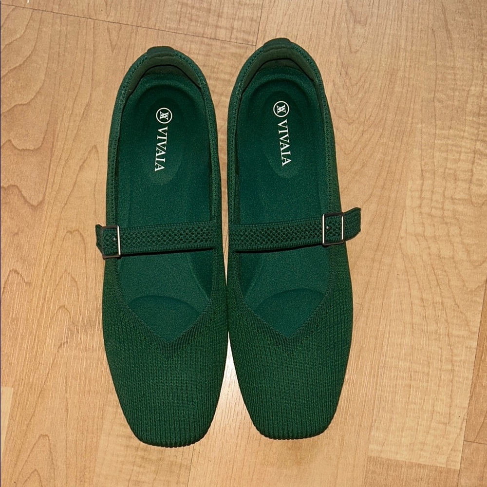 VIVAIA Green Women's Flats